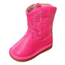 Fuchsia Leather Cowgirl Boots